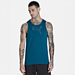 Puma Men's Home Wear Tank Top - Blue Coral 1 pc (Size - L)