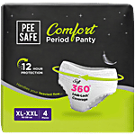 Pee Safe Full Coverage Leak-Proof Period Panty - XL-XXL 4 pcs