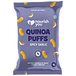 Nourish you Spicy Garlic Quinoa Puffs 50 g