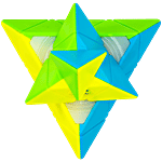 Cubelelo Drift Pyramid Triangle Shaped Pyraminx Puzzle For Beginners 1 pc