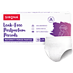 SIRONA Maternity Panties For Leak Free Postpartum Periods, L-XL 10 pcs