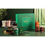 Chaayos Green Festival Gift Box Set With Tea & Snacks 1 pc