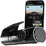 Qubo Car Dashcam Pro X - 3MP 1296P FHD+ Camera, Space Grey 1 Unit