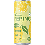 Peping Lemon Breeze Carbonated Fruit Juice Beverage 250 ml Tin