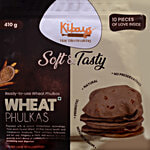 Kibays Wheat Phulka 410 g Pouch (10 pcs)