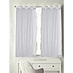 Home Max Sheer White 5 ft Window Curtains - 152 x 122 cm 2 pcs