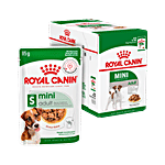 Royal Canin Morsels In Gravy Mini Adult Wet Dog Food 85 g (Pack of 12)