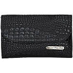 Bagsy Malone Premium Vegan Leather Clutch Purse For Women - Black 1 pc