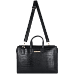 Bagsy Malone Formal Business Briefcase Crossbody Laptop Bag - Black 1 pc