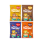 Slurrp Farm Millet Pancake Mix - Classic, Blueberry, Chocolate & Banana Choco-Chip Flavours 50 g (Pack of 4)