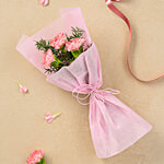 FNP 3-Stem Pink Carnation Bouquet 1 pc