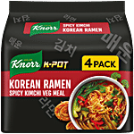 Knorr Spicy Kimchi Korean Ramen 384 g (4 x 96 g)