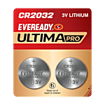 Eveready Ultima Pro CR2032 3V Lithium Coin Batteries 2 pcs