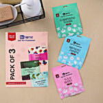 bb home Gel Air Freshener - Assorted Fragrances 10 g (Pack of 3)
