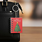Little Birdie Merry Christmas Keychain Notebook - 70 GSM, 80 Pages 1 pc