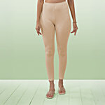 Lyra Women's Solid Ankle Length Legging - Skin Colour 1 pc (Free Size)