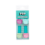 Sugar Pop 4 In 1 Nail Lacquer Kit 5 ml Pastel Paradise (Pack of 4)