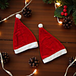 House of Festivals Santa Velvet Cap - Red 1 pc