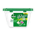Dettol Propod 4 In 1 Laundry Detergent Pods - Floral Fresh Fragrance 216 g (18 x 12 g)