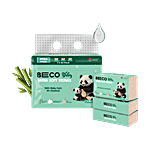 Beco Ultra Soft Bamboo Tissues - 3 Ply 100 Pulls (Pack of 3)