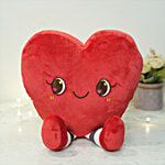 Lazy Baby Red Heart Plush Hand Warmer - 26 cm 1 pc