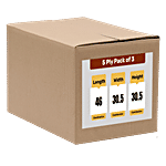 bb home Carton Box - Big, 46 x 30.5 x 30.5 cm, 5 Ply 3 pcs