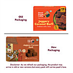 Sweet Karam Coffee Jaggery Coconut Burfi 150 g