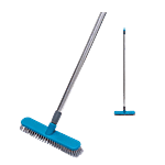 bb home Floor Cleaning Brush For Tiles - 3.5 Ft Stainless Steel Handle & Hard Bristles 1 pc