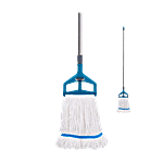 bb home Roll & Fit Microfibre Wet Mop With 4 ft Stainless Steel Handle 1 pc