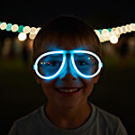 Melukhha Glow Star Glasses/LED Star Shaped Eyewear - For Club Nights, Raves & Party Celebrations 1 pc