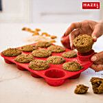 Hazel Silicone Muffin Pan - 12-Cavity, Non-Stick 1 pc