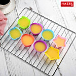 Hazel Silicone Multi-Design Muffin Mould Set 8 pcs