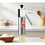 Anjali Stainless Steel Kitchen Press/Noodles/Murukku Maker With 12 Jali Discs 1 pc