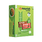 Upnourish by Pluckk Cocoa Hazelnut & Cafe Mocha 15g Plant Protein Bar 300 g (6 x 50 g)