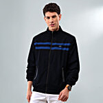 Lux Venus Men's Striped Jacket - Navy Blue 1 pc (Size - XXL)