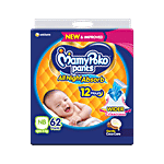 Mamypoko All Night Absorb Disposable Baby Diaper - XS, Ideal For up to 5 kg 62 pcs