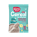 Slurrp Farm Banana, Ragi & Rice With Milk Cereal For LIttle Ones 50 g