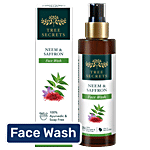 Tree Secrets 100% Ayurvedic Neem & Saffron Face Wash 100 ml