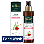 Tree Secrets 100% Ayurvedic Rose & Aloe Vera Face Wash 100 ml