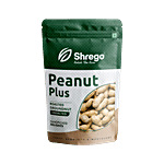 Shrego Peanut Plus Unsalted Roasted Groundnut 350 g Pouch