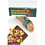 Advent Outdoor Premium Natural Bamboo Skewers – 25 cm Long, 3 mm Thick 110 pcs