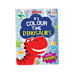 Dreamland It's Colour Time Dinosaurs Themed Colouring Book With Stickers 1 pc