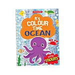 Dreamland It's Colour Time Ocean Themed Colouring Book With Stickers 1 pc