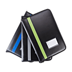 Worldone Leatherette Portfolio File - Black 1 pc