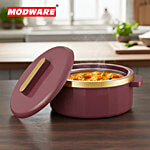 Modware Mayora Insulated Roti/ Chapati Serving Casserole - Maroon 1 L