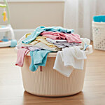 Modware Ribbon Round Bath Tub - Ivory 20 L