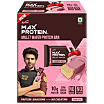 RiteBite Max Protein Strawberry Truffle Millet Wafer Protein Bar 40 g (Pack of 6)