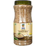 Bharat Organics Organic Traditional Brown Basmati Rice 1 kg