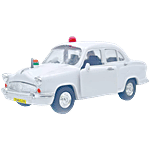 Centy Ambassador VIP Pull Back Toy Car With Door Openable - For 3 Years+, White 1 pc