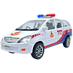 Centy Innovo Police Chase Pull Back Toy Car - For 3 Years+, White 1 pc